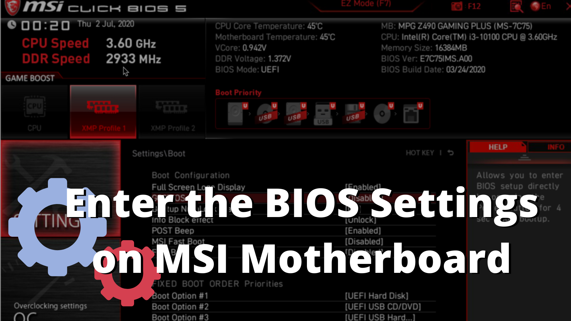 How to get to BIOS on an MSI motherboard - Fixable stuff