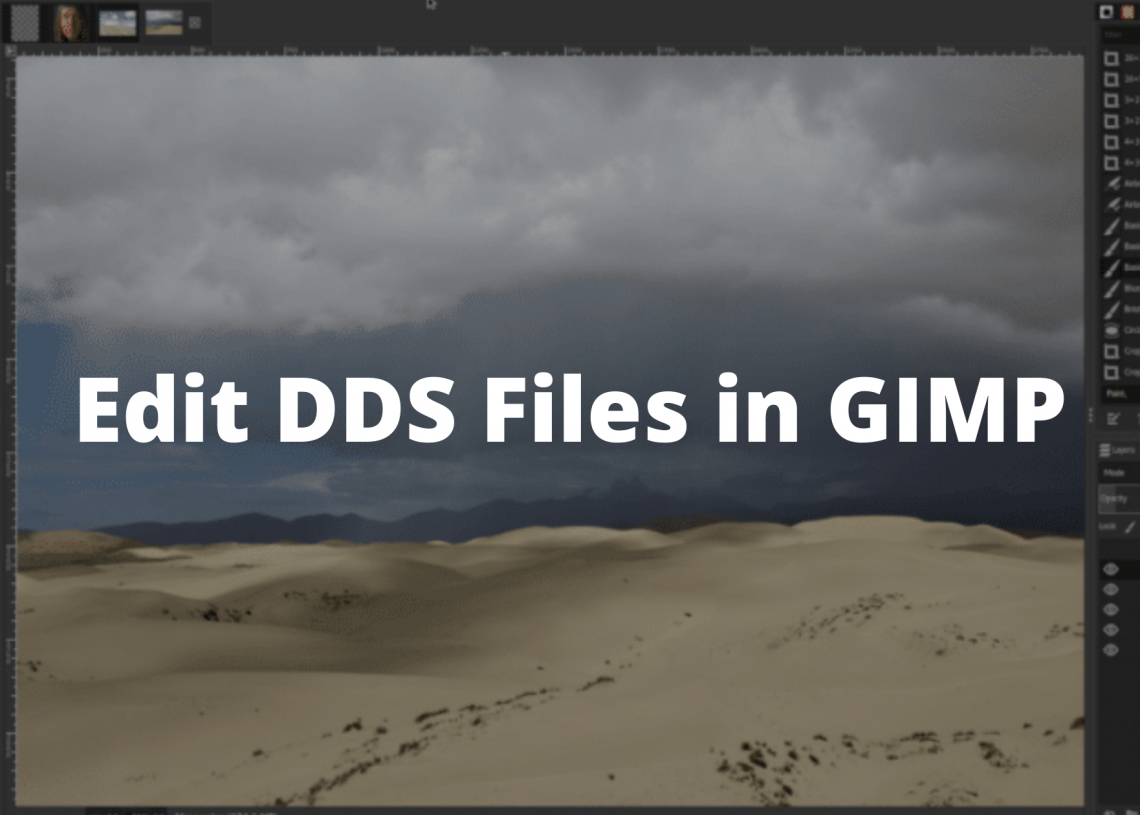 how to edit a dds file