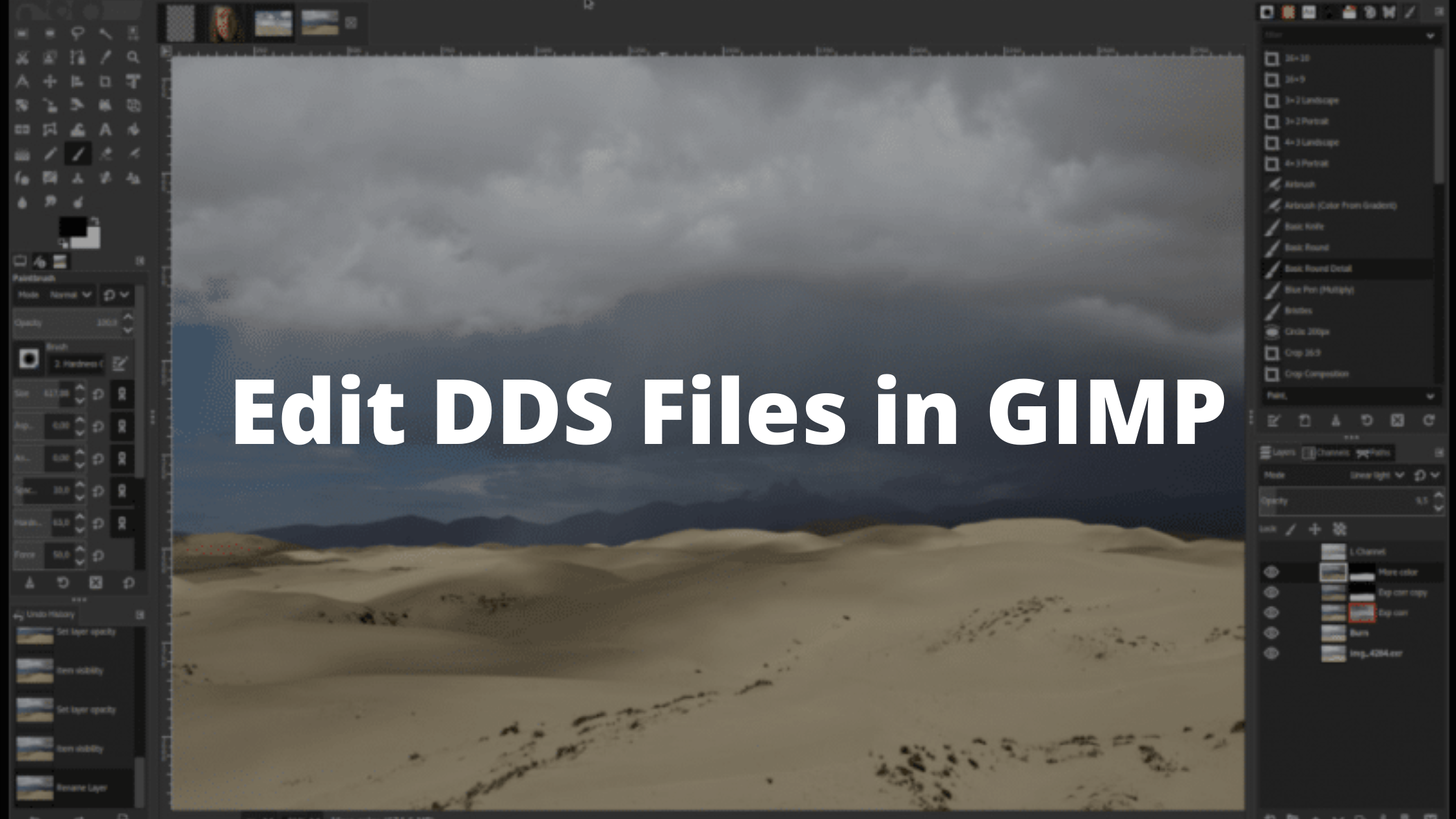 how to edit dds files