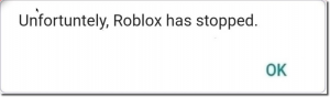 roblox has stopped android