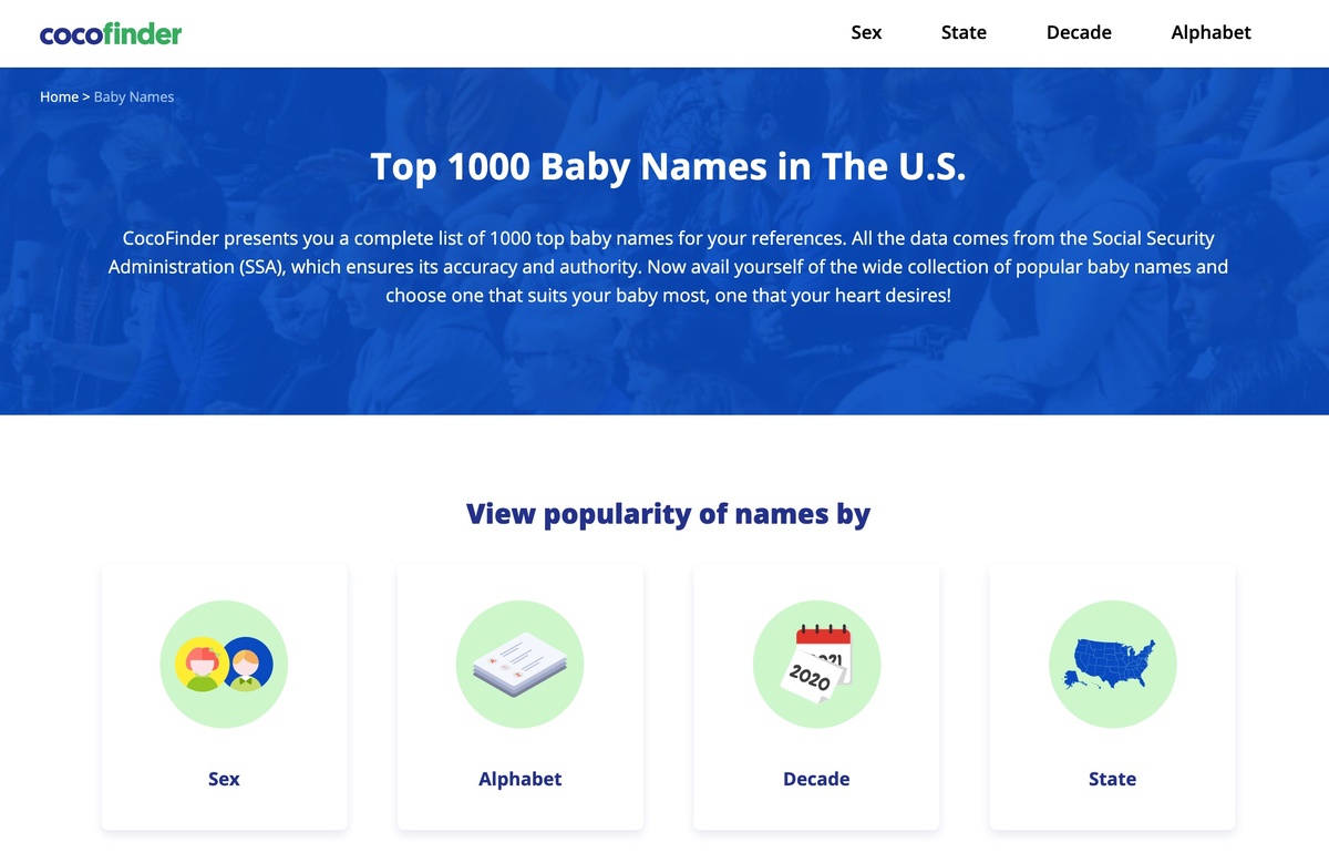 find baby names