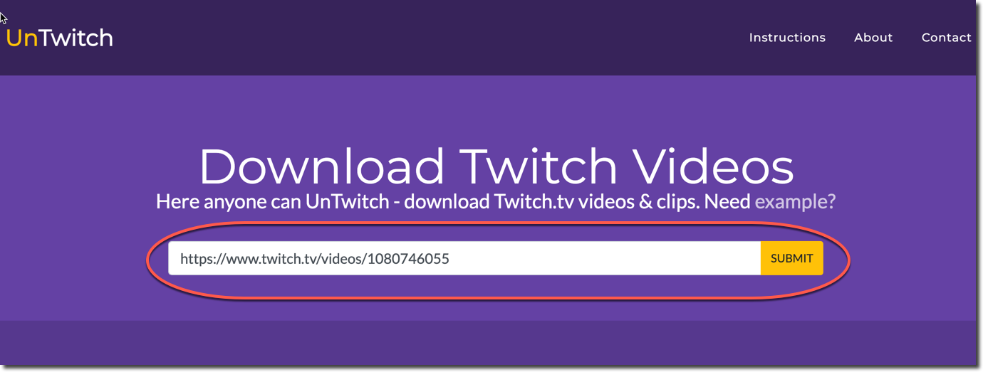 download twitch videos