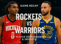 Houston Rockets vs Golden State Warriors Match Player Stats